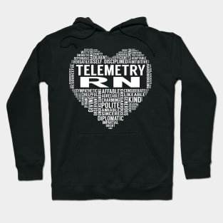 Telemetry Rn Heart Hoodie